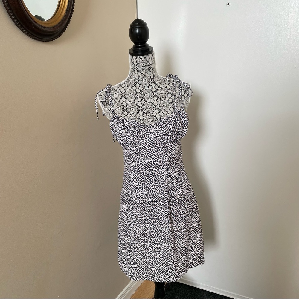 ✨2/$10✨ Shein Blue Mini Floral Summer Dress